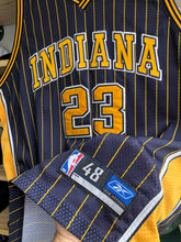 Load image into Gallery viewer, Vintage Reebok Indiana Pacers Ron Artest Authentic Jersey Size 48/XL

