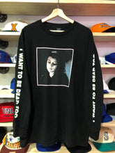 Load image into Gallery viewer, Flying Coffin Beetlejuice Winona Ryder Long Sleeve Tee Size Large

