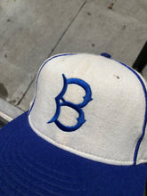 Load image into Gallery viewer, Vintage Brooklyn Dodgers Wool Annco Fitted Hat Size 7 1/8
