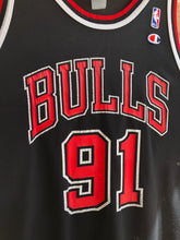 Load image into Gallery viewer, Vintage Champion Chicago Bulls Dennis Rodman Jersey Size 44/Large
