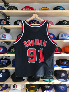 Vintage Champion Chicago Bulls Dennis Rodman Jersey Size 44/Large