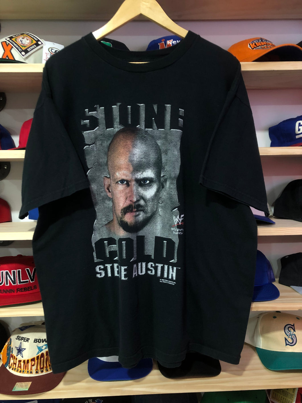 Vintage 1998 WWF Stone Cold Steve Austin Tee Size XL