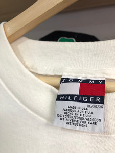 Vintage Tommy Hilfiger Jeans Spellout Long Sleeve Tee Size XXL