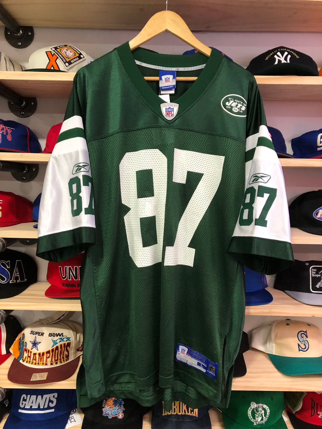 Vintage Reebok NFL New York Jets Coles Jersey Size Large