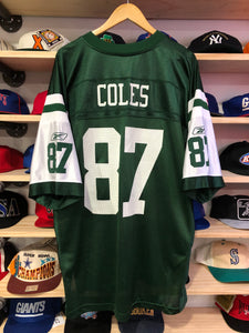 Vintage Reebok NFL New York Jets Coles Jersey Size Large