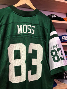 Vintage Reebok NFL New York Jets Moss Jersey Size Large