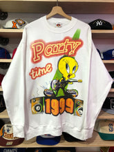 Load image into Gallery viewer, Vintage 1999 Tweety Bird Party Time Crewneck Size XL
