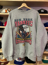 Load image into Gallery viewer, Vintage 1996 Starter New York Yankees World Series Champions Crewneck Size Large
