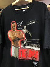 Load image into Gallery viewer, Vintage 1999 WWF The Rock Talk Box Tee Size XL
