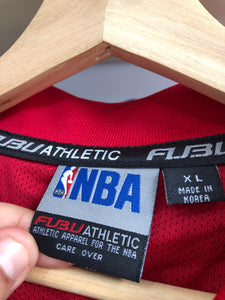 Vintage Fubu NBA Chicago Bulls Warm Up Button Top Size XL/2XL