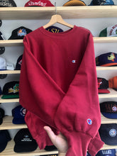Load image into Gallery viewer, Vintage 90s Champion Burgundy Reverse Weave Crewneck Size XL
