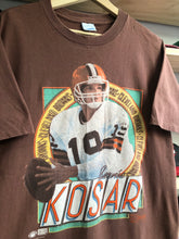 Load image into Gallery viewer, Vintage Salem Sportswear Cleveland Browns Bernie Kosar Player Tee Size Large
