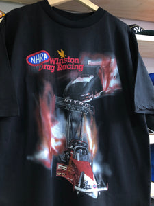 Vintage NHRA Winston Drag Racing Tee Size XL