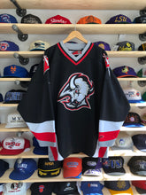 Load image into Gallery viewer, Vintage Pro Player Buffalo Sabers Goat Head Jersey Size 2XL
