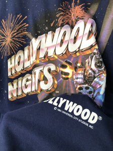 Vintage 1994 Universal Studios Hollywood Nights Tee Size XL