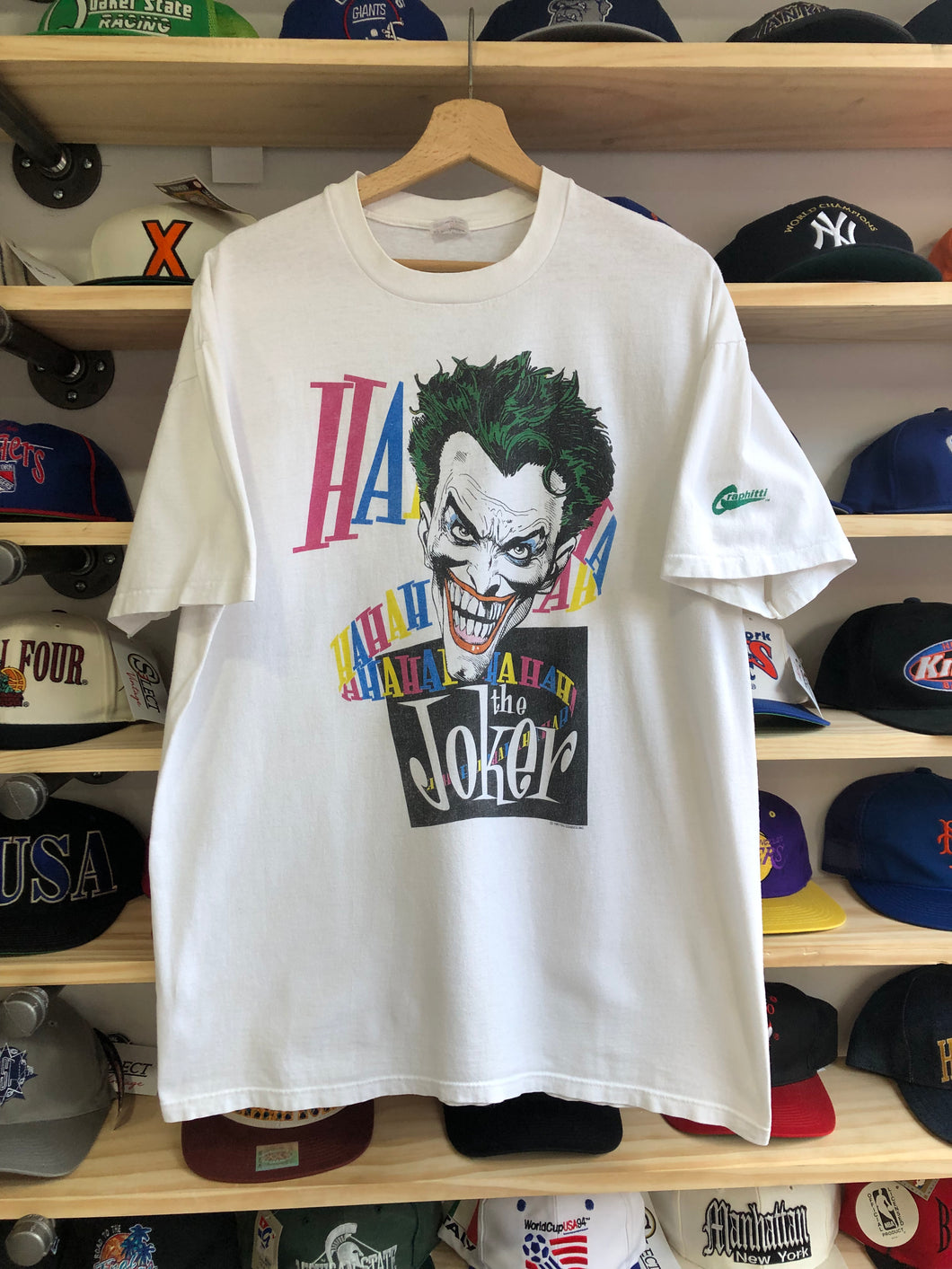 Vintage 1987 DC Comics Joker HAHAHA Tee Size XL