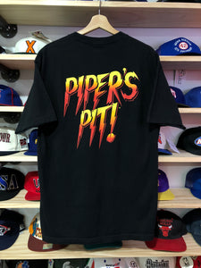 Vintage WWE Rowdy Piper Hot Rod Tee Size Large