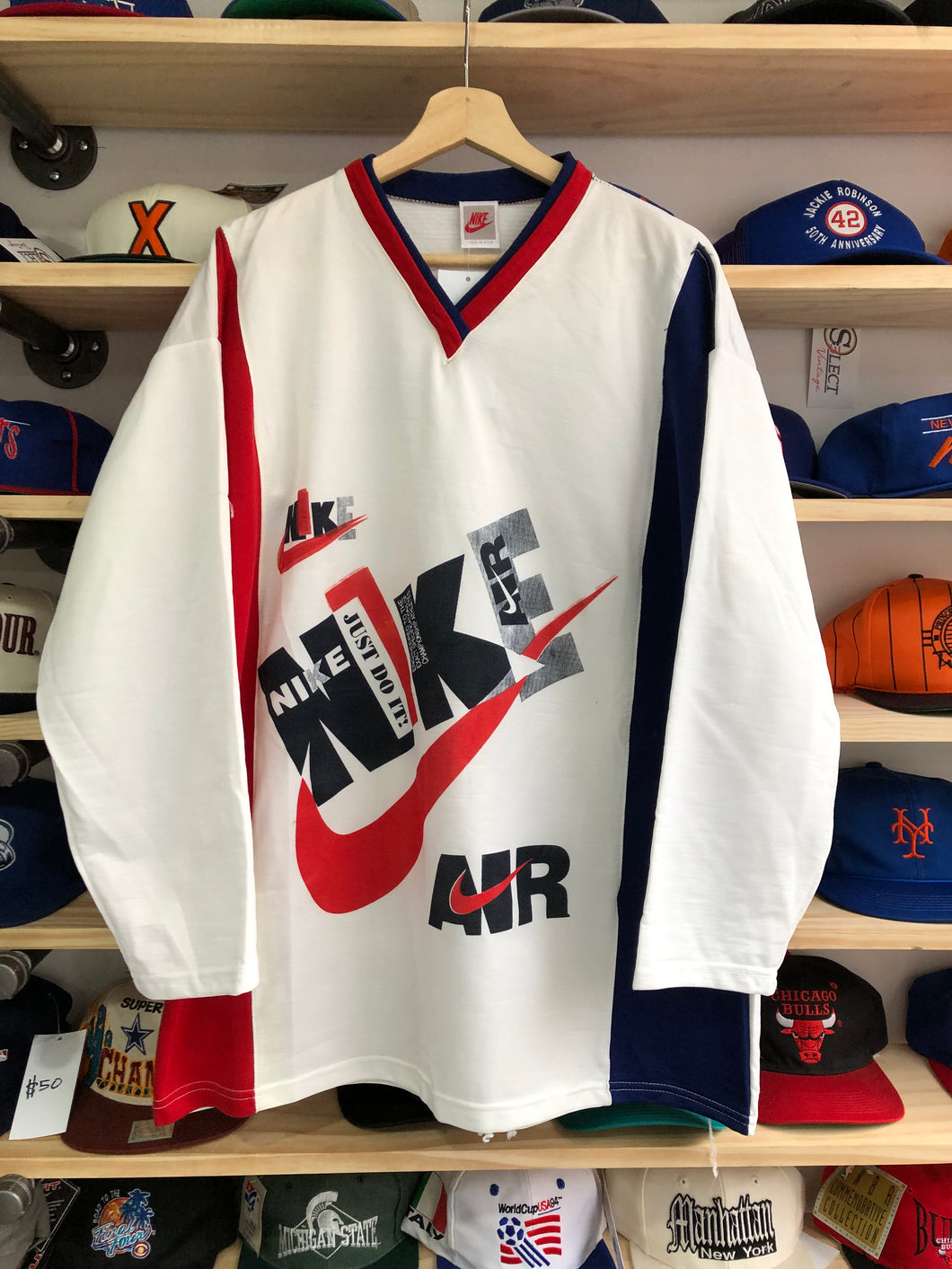 Vintage Nike Air Boot Jersey Size XL
