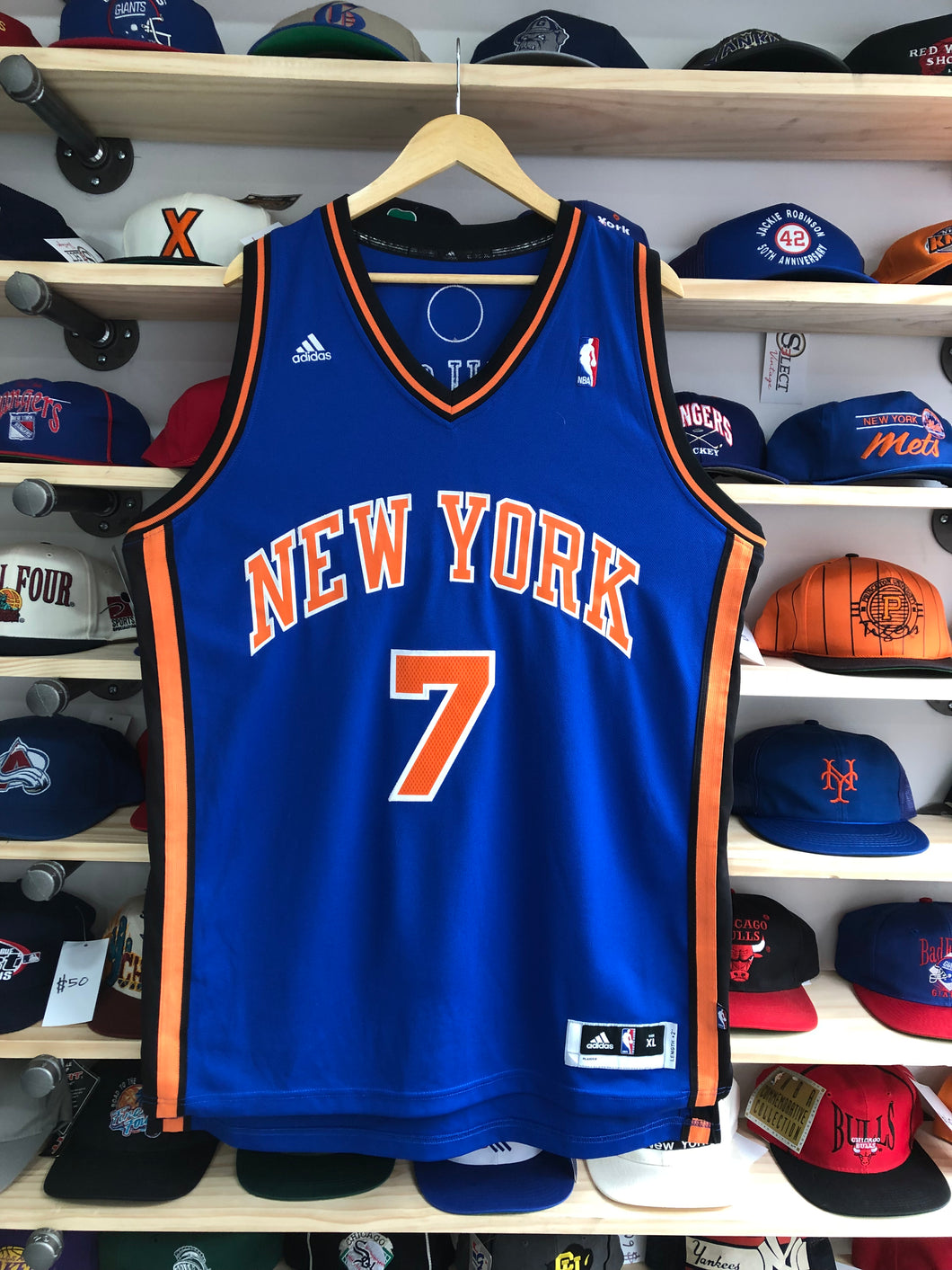 Adidas Swingman New York Knicks Carmelo Anthony Jersey Size XL