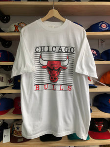 Vintage 90s Chicago Bulls Logo Tee Size XL