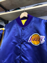 Load image into Gallery viewer, Vintage Starter Los Angeles Lakers Satin Jacket Size XL
