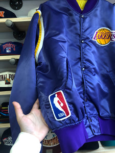 Vintage Starter Los Angeles Lakers Satin Jacket Size XL