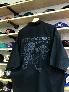 Vintage History Iceberg Jungle Book Button Shirt Size XXL