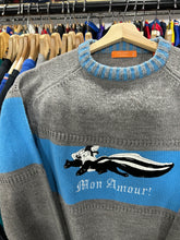 Load image into Gallery viewer, Vintage Iceberg History Pepé Le Pew Bon Amour Knit Sweater XL
