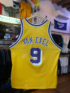 Vintage Champion Los Angeles Lakers Nick Van Exel Size 48 / XL