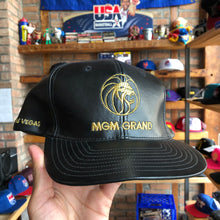 Load image into Gallery viewer, Vintage Full Leather MGM Grand Las Vegas Embroidered Snapback
