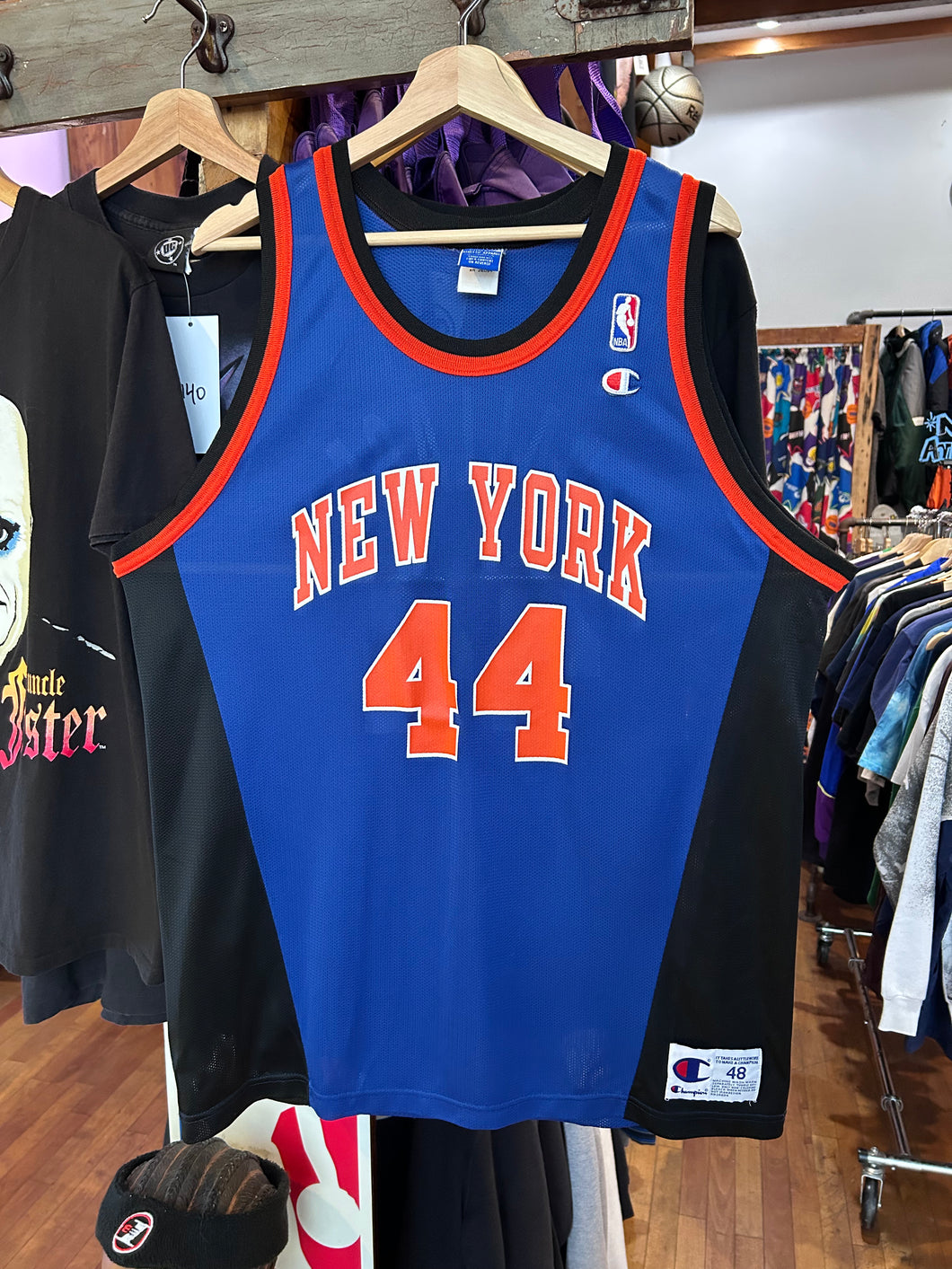 Vintage New York Knicks John Wallace Jersey 48 XL Select Vintage BK