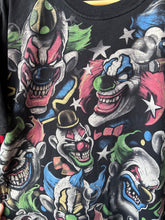 Load image into Gallery viewer, Vintage Liquid Blue Clowns All Over Print Tee XL
