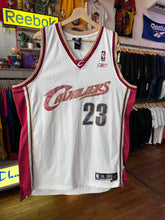 Load image into Gallery viewer, Vintage Reebok Lebron James Cleveland Cavaliers Swingman Jersey XL
