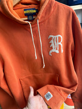 Load image into Gallery viewer, Vintage Ralph Lauren Rugby Orange Old English Letter Hoodie Small
