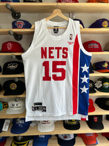 Vintage Reebok New Jersey Nets Vince Carter Hardwood Classics Swingman Jersey Large