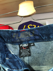 Vintage Fubu Carpenter Baggy Denim Jeans Size 38x34