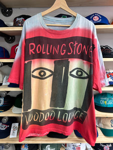 Vintage 1994 Brockum Rolling Stones Voo Doo Lounge Tie Dye Tee XL