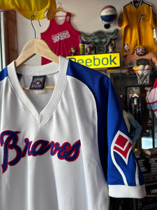 Atlanta Braves Majestic Cooperstown Collection Baseball Jersey, Size S –  Stuck In The 90s Sports