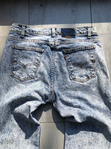 Vintage 80s Levi’s Orange Tab Acid Wash Jeans Size 34