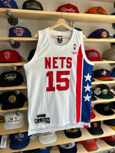 Load image into Gallery viewer, Vintage Reebok New Jersey Nets Vince Carter Hardwood Classics Swingman Jersey Large
