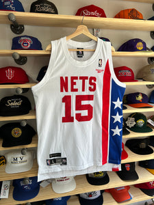 Vintage Reebok New Jersey Nets Vince Carter Hardwood Classics Swingman Jersey Large