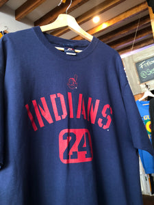 Vintage 1999 Pro Player Cleveland Indians Manny Ramirez Jersey Tee Size XL