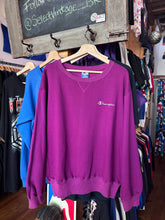 Load image into Gallery viewer, Vintage Champion Crewneck Sweater Grape Large
