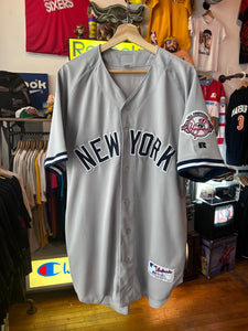 Alfonso Soriano NY Yankees Road Gray Authentic Russell Athletic Jersey 48 XL