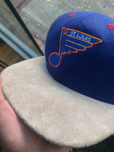 Load image into Gallery viewer, Vintage Deadstock CCM NHL St. Louis Blues Strap Back Hat
