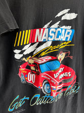 Load image into Gallery viewer, Vintage Looney Tunes Nascar Taz Graphic Tee Small / Medium
