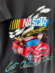 Vintage Looney Tunes Nascar Taz Graphic Tee Small / Medium