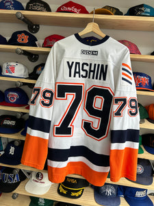 Vintage CCM New York Islanders Alexei Yasmin On Ice Authentic Jersey 56
