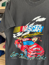 Load image into Gallery viewer, Vintage Looney Tunes Nascar Taz Graphic Tee Small / Medium
