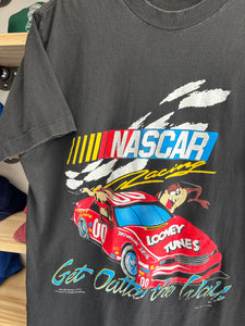 Vintage Looney Tunes Nascar Taz Graphic Tee Small / Medium